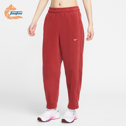 Nike/耐克正品2025冬季款女士日常中腰锥形刺绣长裤HV3708-613