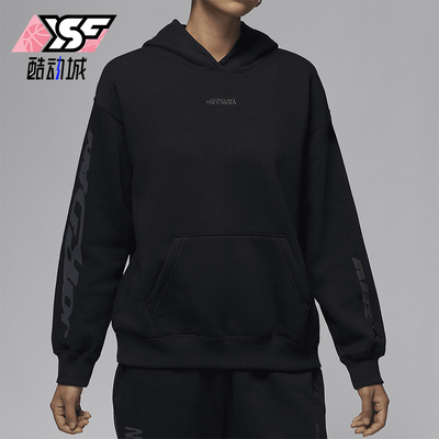 耐克女士加绒套头针织连帽卫衣