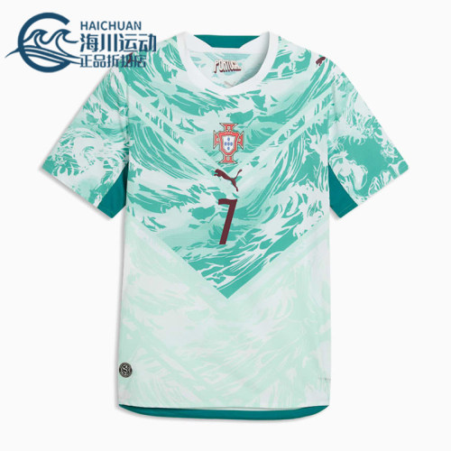 Puma/彪马正品夏季男士运动吸湿排汗套头足球短袖T恤788145-77