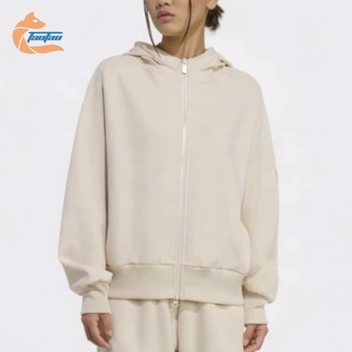 Adidas/阿迪达斯正品Soft Lux女士连帽宽松针织外套KT0443
