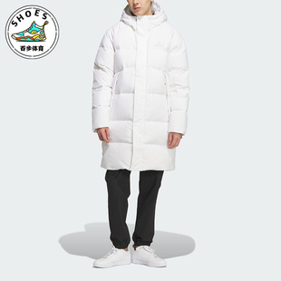 羽绒服KQ5515 2025男女梭织运动休闲保暖长款 Adidas 阿迪达斯正品