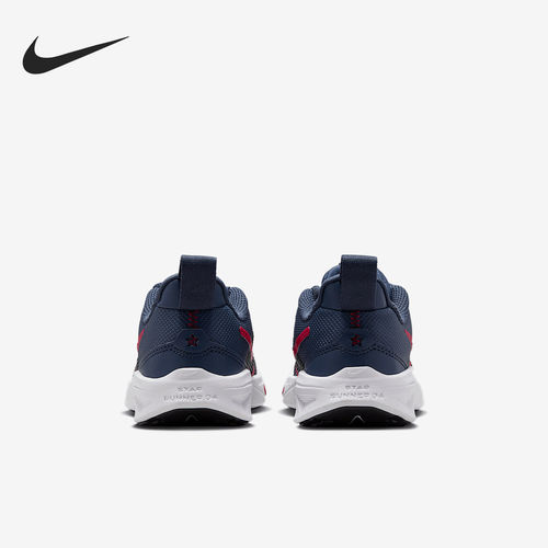 Nike/耐克正品Downshifter12新款女深蓝红色跑步鞋DX7614-406