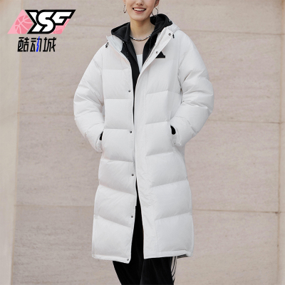Adidas/阿迪达斯正品2025男女休闲户外运动保暖长款羽绒服KF6745