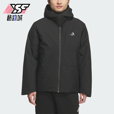 Adidas/阿迪达斯正品冬季男士新款连帽保暖运动羽绒服外套KQ5505