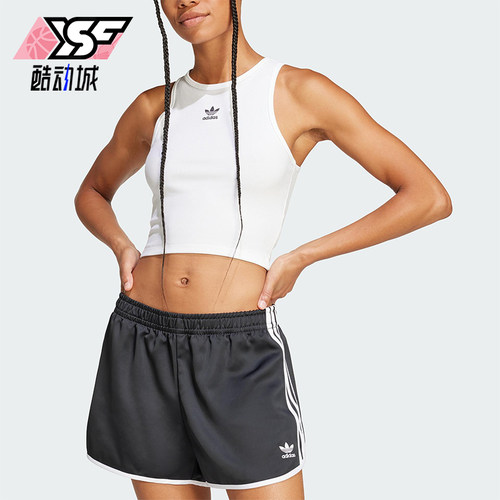 Adidas/阿迪达斯正品三叶草女士经典时尚工字修身无袖背心JC9007
