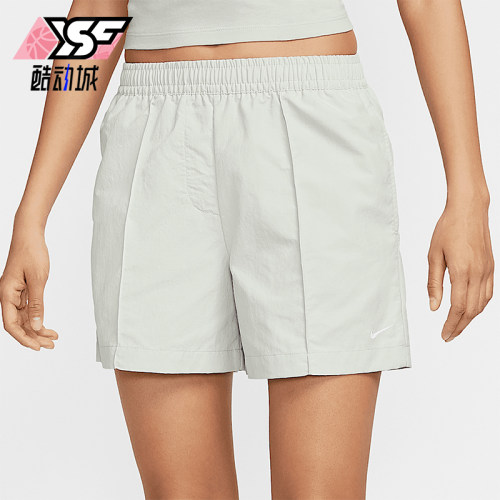 Nike/耐克正品夏季新款女士梭织透气经典休闲运动短裤FV6623-034