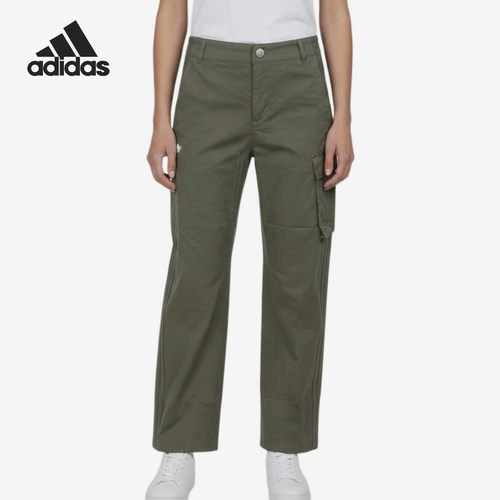 Adidas/阿迪达斯正品三叶草儿童舒适简约中腰休闲长裤KY1404