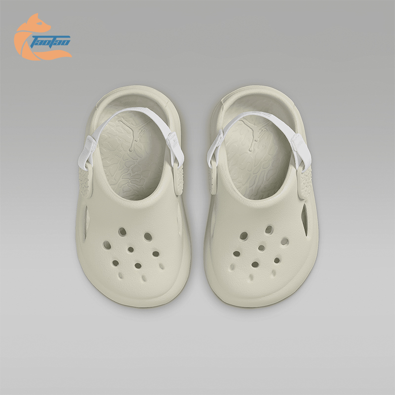 Nike/耐克正品2025 JORDAN婴童轻质简约经典软弹洞洞鞋HF5983-002