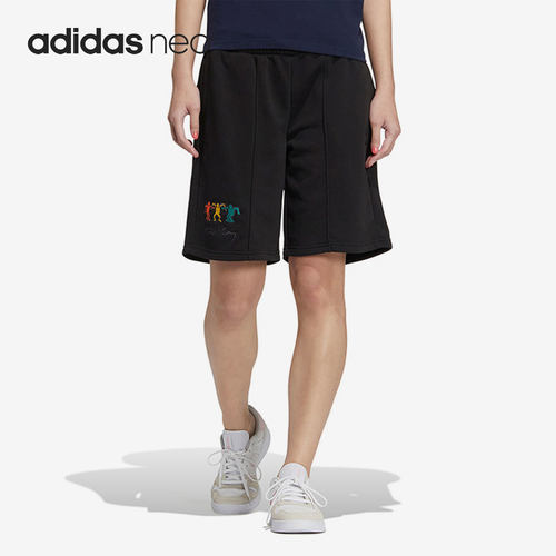 Adidas/阿迪达斯正品当季NEO新款透气女子运动短裤HS6830