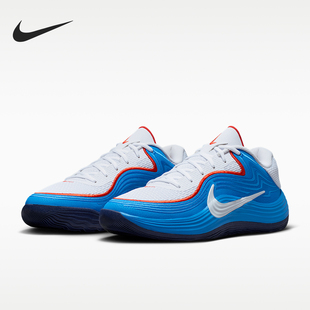 Nike/耐克正品Precision8低筒新款男白蓝色篮球鞋IH1104-101