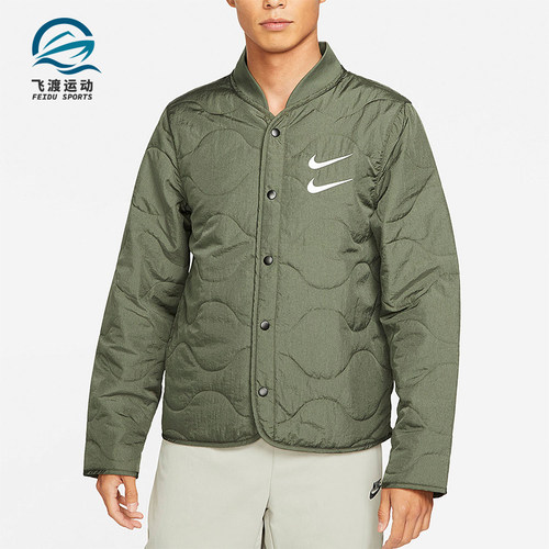 Nike/耐克正品新款男士双勾刺绣保暖防风运动休闲棉服DM1247-380