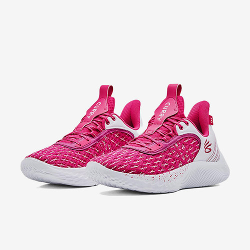 UA/安德玛正品TEAM CURRY 9男女同款网面轻便篮球鞋3025631-600