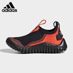新款 Adidas 阿迪达斯正品 夏季 FU7602 透气轻便儿童休闲运动鞋