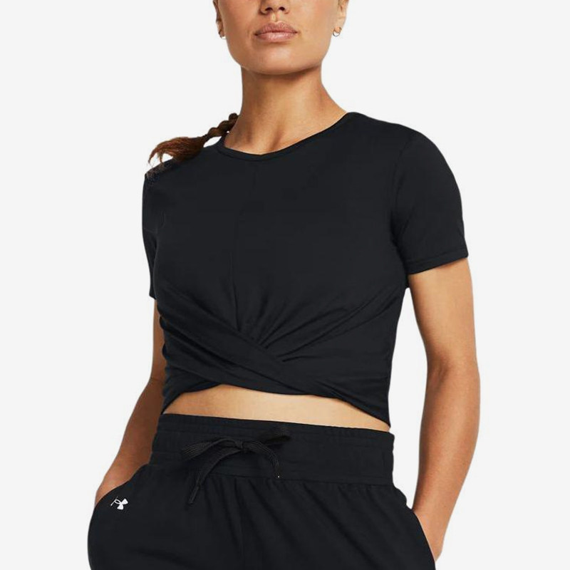 UA/安德玛正品Motion Crossover Crop SS女士简约短袖1383647-001