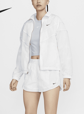 Nike/耐克正品Windrunner女士宽松防晒梭织外套FV6305-100