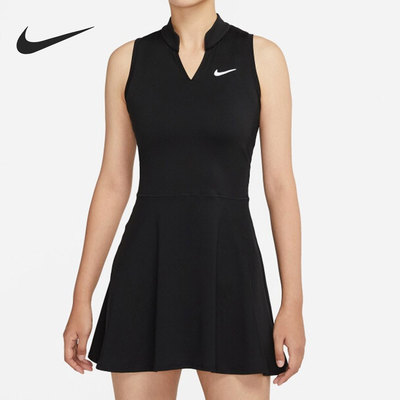 Nike/耐克正品夏季新款女子运动无袖网球连衣裙DD8731-010
