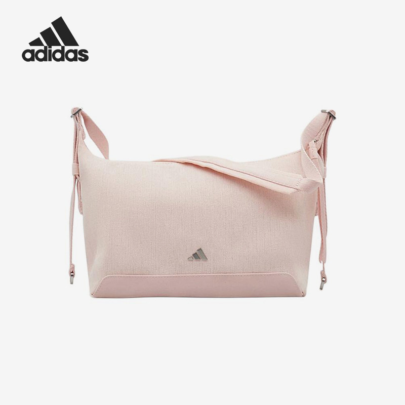 Adidas/阿迪达斯正品休闲手提拎包新款经典女粉色斜挎包KX9627
