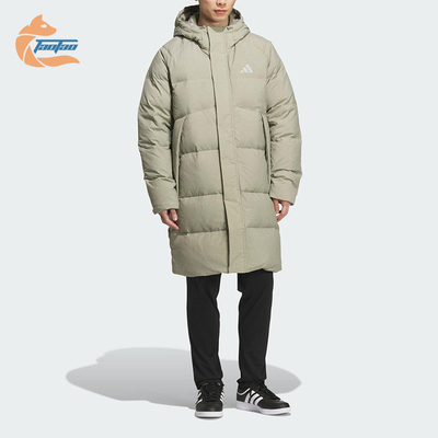 Adidas/阿迪达斯正品V MID L DOWN JK男女连帽运动羽绒服KQ5518