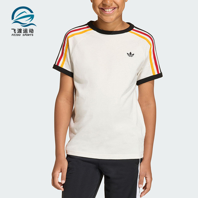 Adidas/阿迪达斯正品三叶草3STRIPEST-SHIRT经典短袖T恤KQ8369