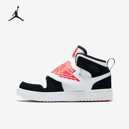 Nike/耐克正品Air Jordan 1飞翼魔术贴儿童休闲鞋BQ7197-101