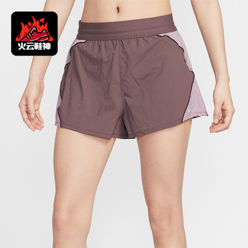 Nike/耐克正品夏季女士梭织复古轻盈舒适经典松紧短裤IM9483-502