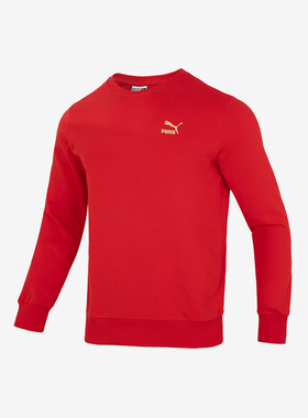 Puma/彪马正品春季新款男女圆领宽松休闲运动卫衣625825-11