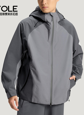 Adidas/阿迪达斯正品2025冬季款男士日常连帽拼接运动外套KH0504