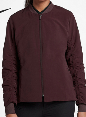 Nike/耐克正品运动女士简约拉链休闲长袖夹克外套930154-652
