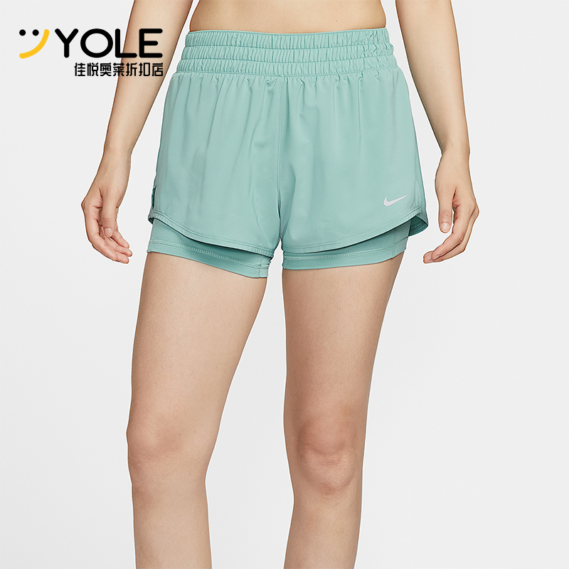 Nike/耐克正品Dri-FIT女士透气中腰运动训练梭织短裤DX6013-017