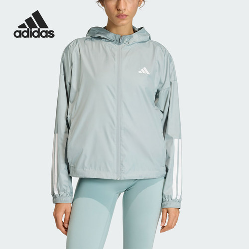 Adidas/阿迪达斯正品HYG WINDY女士时尚梭织连帽夹克外套KC7654