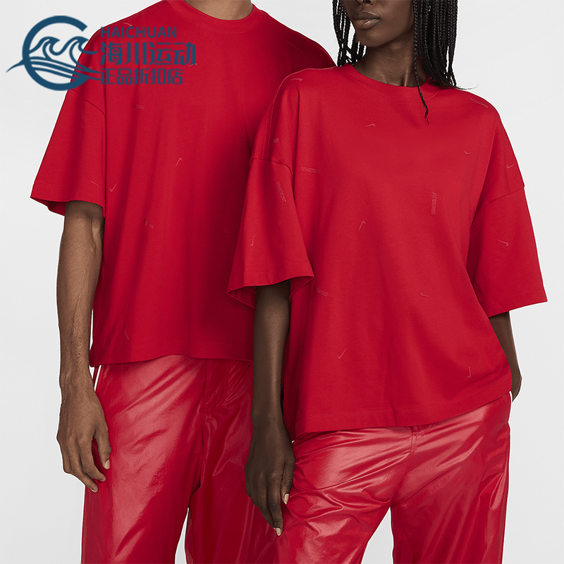 耐克男女同款针织短袖T恤