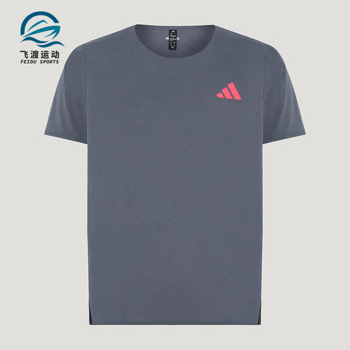 Adidas/阿迪达斯正品男女同款修身圆领时尚套头短袖T恤LF0059