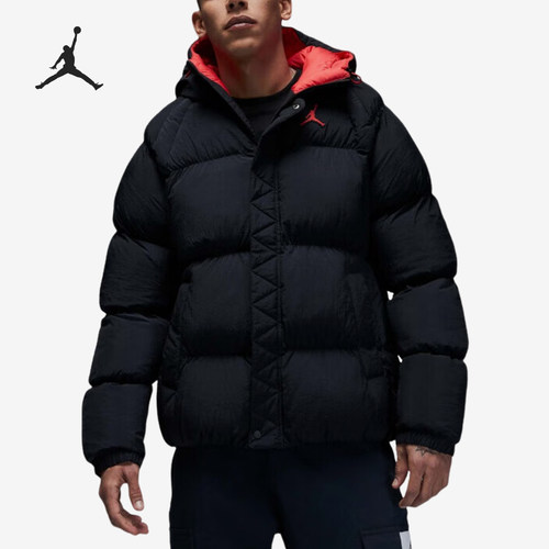 Nike/耐克正品JORDAN冬季新款男子连帽运动保暖棉服DQ7349