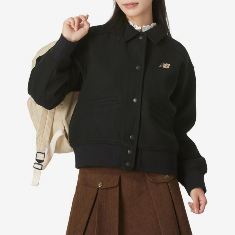 New Balance/NB正品新款女子运动训练梭织夹克外套NME32072-BK