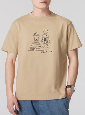 New Balance/NB正品夏季新款男女运动休闲短袖T恤AMT42337-INC