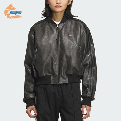 Adidas/阿迪达斯正品三叶草女士休闲保暖复古运动宽松棉服KC2656