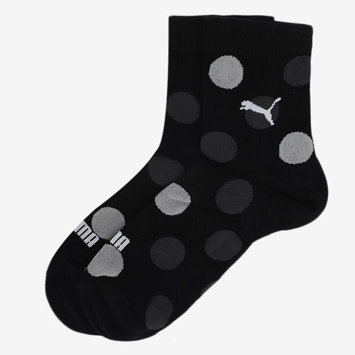 Puma/彪马正品当季新款女子休闲时尚运动波点短筒袜 935398-01