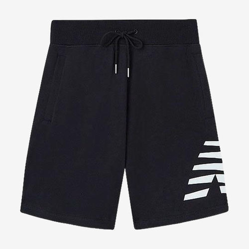 New Balance新百伦正品男款运动宽松抽绳印花短裤AMS01915-BK