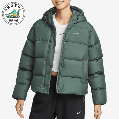 耐克女士复古连帽羽绒服