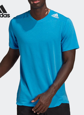 Adidas/阿迪达斯正品 M D4T TEE 男子运动健身短袖T恤HB9199