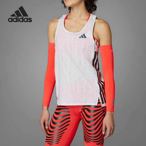 Adidas/阿迪达斯正品新款女士休闲马拉松跑步透气运动背心JC7667