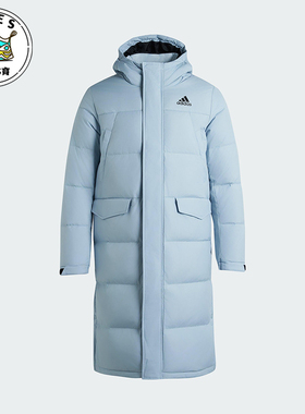 Adidas/阿迪达斯正品V L DOWN PARKA男士长款保暖羽绒服KF6747