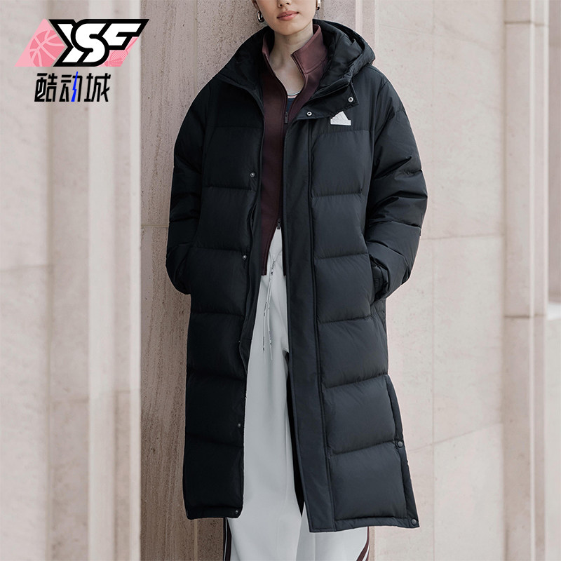 Adidas/阿迪达斯正品V LONG DOWN UG男女长款保暖羽绒服KF6741