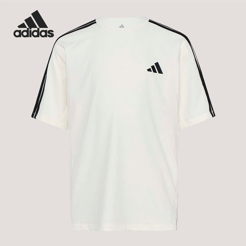 Adidas/阿迪达斯正品夏季儿童运动经典休闲亲肤短袖T恤KY8371