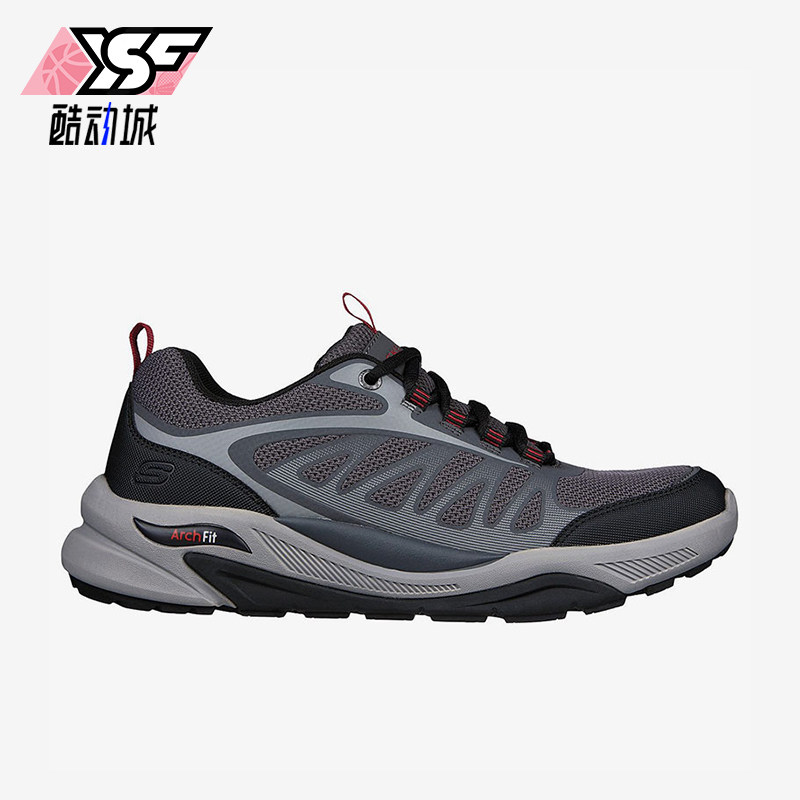 Skechers/斯凯奇正品冬季男士户外登山低帮防滑耐磨运动鞋