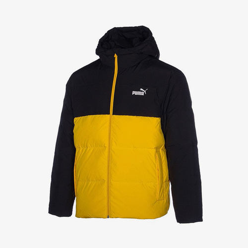Puma/彪马正品冬季新款男子运动休闲保暖连帽羽绒服534502-01