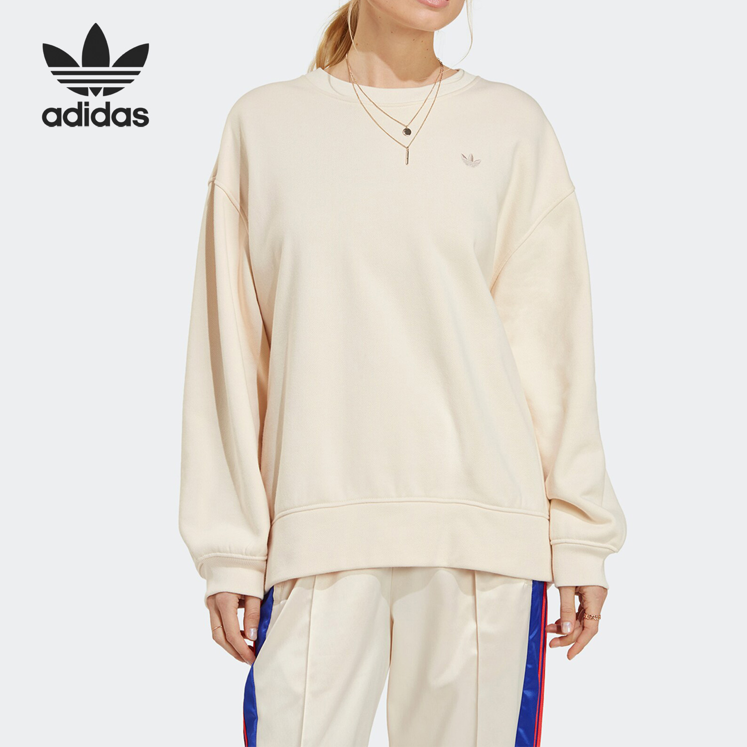 Adidas/阿迪达斯运动圆领卫衣