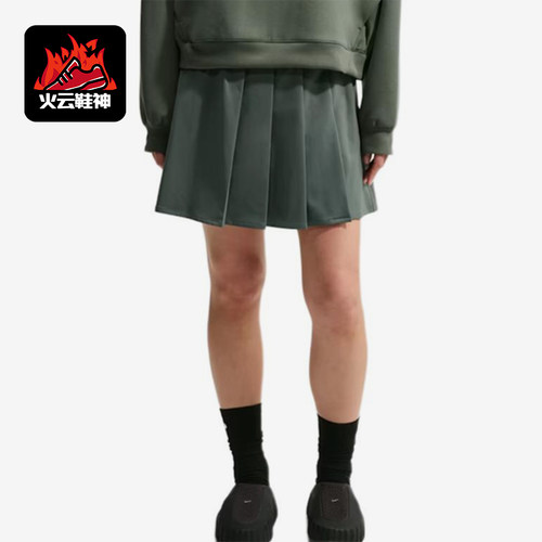 Nike/耐克正品女士高腰弹性舒适干爽百褶休闲短裙IR8706-303