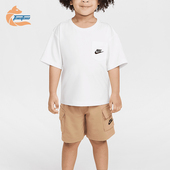 耐克正品 套装 2025夏季 Nike 款 婴童休闲针织口袋经典 II3481 297