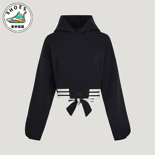 Adidas/阿迪达斯正品三叶草女士日常短款时尚休闲宽松卫衣KX4642